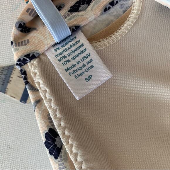 Eberjey Drifter Lolita Bandeau Bikini Top Tie Back Swimwear Women's Size Small - Picture 7 of 8